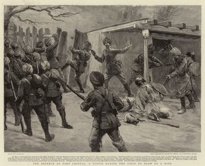 The Defence of Fort Chitral, A Sortie during the Siege to blow up a Mine