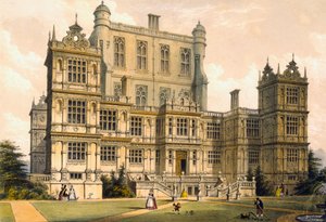 Wollaton Hall, Nottinghamshire, 1600, illustration from 