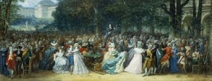 Camille Desmoulins at the Palais Royale by Joseph Navlet