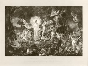 The Quarrel - Oberon and Titania by Joseph Noel Paton