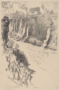 American Tivoli by Joseph Pennell