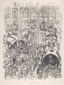 Building Engines for the Allies by Joseph Pennell