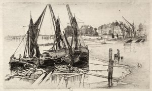Chelsea, No. 1, 1886 by Joseph Pennell