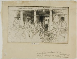 Covent Garden by Joseph Pennell