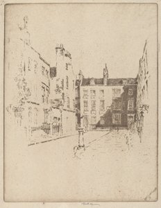 Cowley Street, Westminster by Joseph Pennell