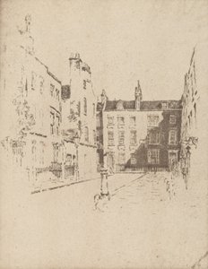 Cowley Street, Westminster by Joseph Pennell
