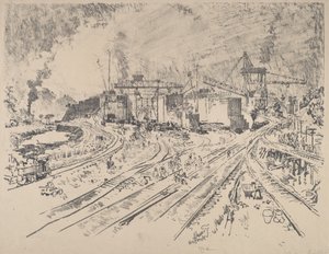 Early Morning, Miraflores by Joseph Pennell