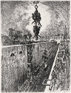 End of the Day: Gatun Lock, Plate VII from 