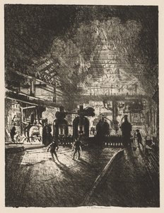 English War Work: In the Jaws of Death, Rolling Bars for Shells