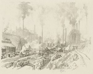 English War Work: In the Land of Iron and Steel by Joseph Pennell