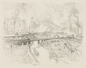 English War Work: Munition Town by Joseph Pennell