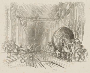 English War Work: The Basilica of War by Joseph Pennell