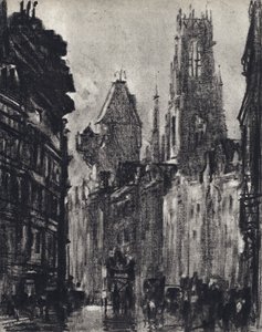 Fleet Street by Joseph Pennell