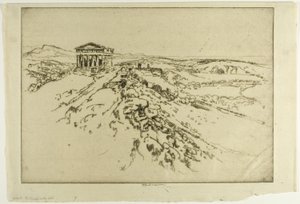 Girgenti, the Temple on the Wall