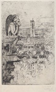 The Stryge by Joseph Pennell