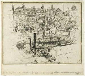Lindsay Row, Chelsea by Joseph Pennell