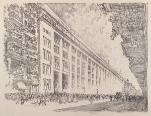 Mid-day, General Electric Works, Berlin by Joseph Pennell