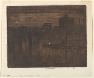 Mist of the Thames by Joseph Pennell