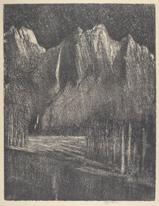 Night in the Yosemite by Joseph Pennell