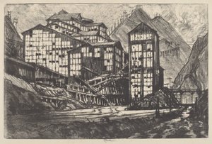 Old Million Eyes by Joseph Pennell