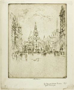 St. Clement Danes by Joseph Pennell