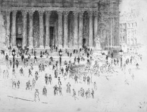 Steps Outside the West Front of St Paul