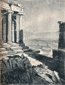 Temple of Theseus from the Acropolis, c1913