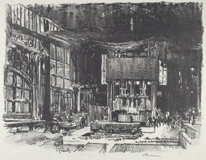 The Acolytes Preparing the Altar of the War God by Joseph Pennell