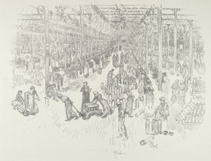 The Bay of the Thousand Girls by Joseph Pennell