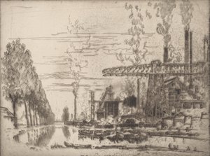The Brussels Canal, A Modern Hobbema, 1910