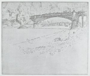 The Eads Bridge, St. Louis [top], 1919 or after by Joseph Pennell