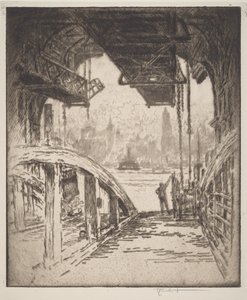 The Ferry House by Joseph Pennell