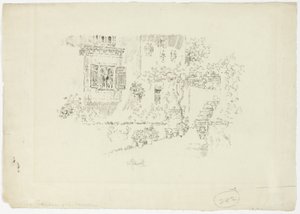 The Garden of the Mosque I by Joseph Pennell