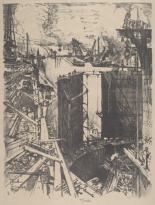The Guard Gate, Gatun Lock, 1912