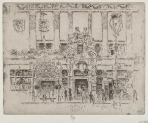 The Institute, Piccadilly by Joseph Pennell