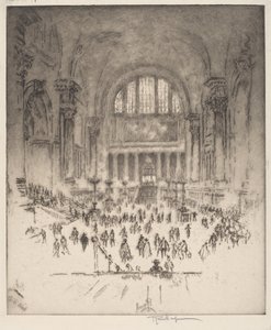 The Marble Hall, Pennsylvania Station, New York