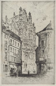 The Transept, Beauvais by Joseph Pennell