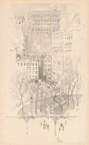 Union Square by Joseph Pennell