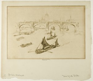 Waterloo Bridge by Joseph Pennell