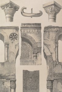 Details, Mosque of Ibn Tulun, 1843 by Joseph Philibert Girault De Prangey