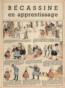 Becassine in Training by Joseph Porphyre Pinchon