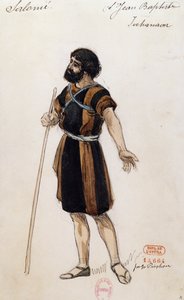 Giovanni Battista for Salome, by Richard Strauss, Performed at the Opera Garnier in Paris, May 3 by Joseph Porphyre Pinchon