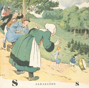 S: Sarabande by Joseph Porphyre Pinchon