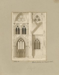 Interior of Lichfield Cathedral - Nave by Joseph Potter