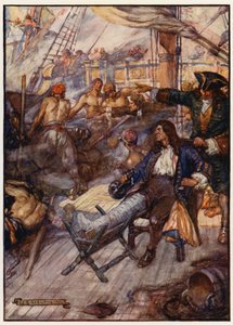 Admiral John Benbow Wounded Fighting the French off Cape Santa Marta, West Indies by Joseph Ratcliffe (after) Skelton