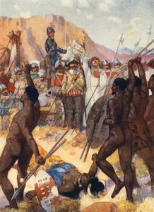 Barreto Fights the Kafirs by Joseph Ratcliffe (after) Skelton