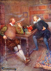 Ben Jonson (Left) in Conversation with William Drummond