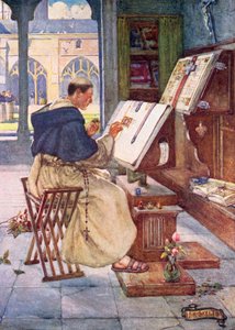 Medieval scribe