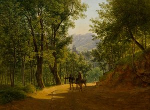 Italian Landscape (Path near Cava de