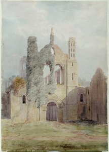Kirkstall Abbey from the West Front by Joseph Rhodes